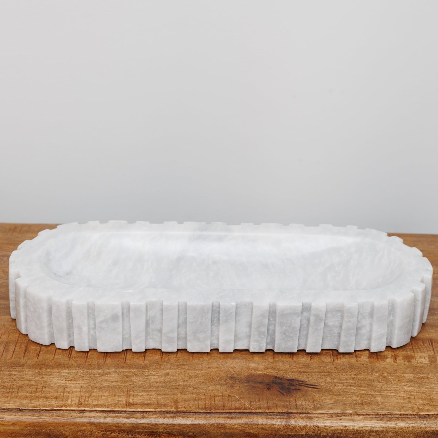 CV-003 MARBLE OVAL CENTERPIECE - ONE OF A KIND