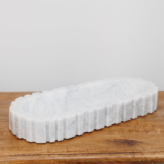 CV-003 MARBLE OVAL CENTERPIECE - ONE OF A KIND