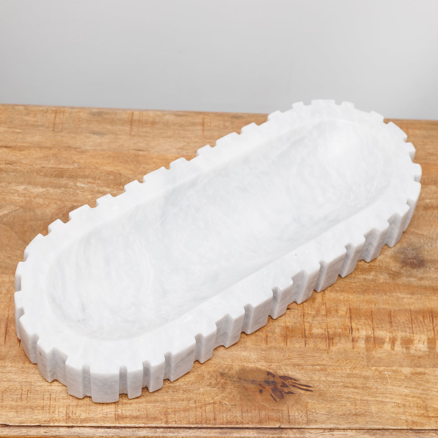 CV-003 MARBLE OVAL CENTERPIECE - ONE OF A KIND