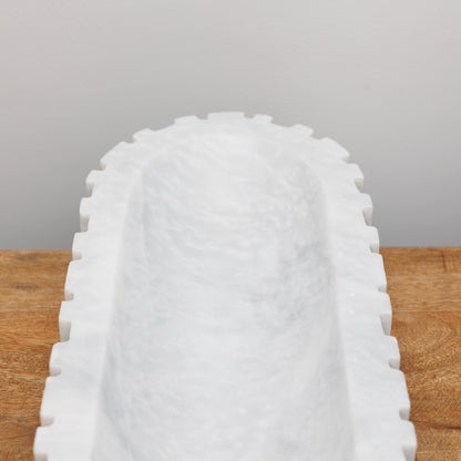 CV-003 MARBLE OVAL CENTERPIECE - ONE OF A KIND