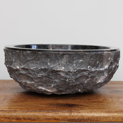 CV-001 BLACK MARBLE CENTERPIECE - ONE OF A KIND