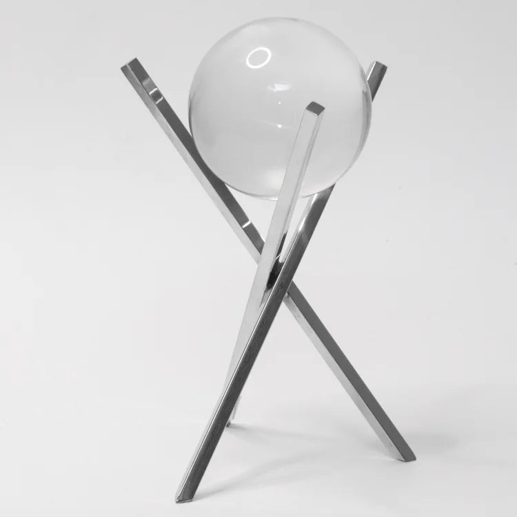 gc001 CRYSTAL BALL WITH X PEDESTAL